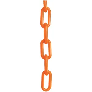 MR. CHAIN 30012-50 Plastic Chain Orange 1-1/2 Inch x 50 Feet | AD4VGV 44F766