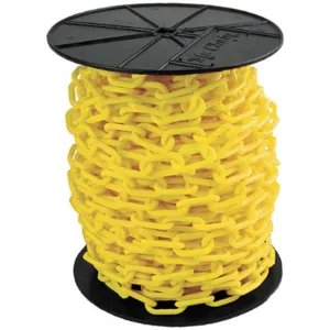 MR. CHAIN 30102 Plastic Chain 1-1/2 Inch x 200 Feet Yellow | AG3EZR 33HF97