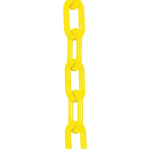 MR. CHAIN 50002-100 Plastic Chain Yellow 2 Inch x 100 Feet | AF4TJU 9JD57