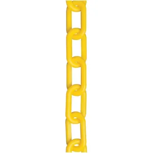 MR. CHAIN 50002-50 Plastic Chain Yellow 2 Inch x 50 Feet | AD4VGY 44F769