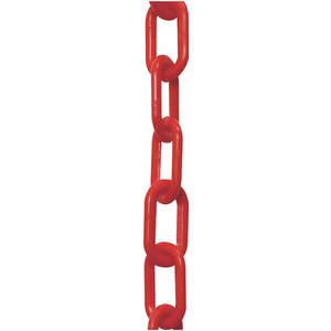 MR. CHAIN 50005-50 Plastic Chain Red 2 Inch x 50 Feet | AD4VHA 44F771