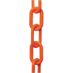 MR. CHAIN 50012-100 Plastic Chain Orange 2 Inch x 100 Feet | AE8ARX 6CDU7