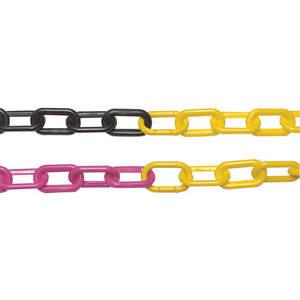 HERR. CHAIN ​​50029-100 Kunststoffkette Gelb mit Schwarz 2 Zoll x 100 Fuß | AC9ZMQ 3LUR8