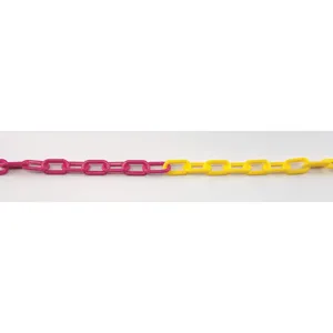 MR. CHAIN 50030-100 Plastic Chain Yellow With Magenta 2 Inch x 100 Feet | AC9ZMW 3LUT6