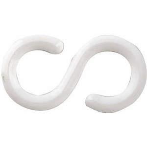 MR. CHAIN 50301-10 S-hook White 2 Inch - Pack Of 10 | AF3WGG 8DNF3