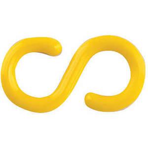 MR. CHAIN 50302-10 S-hook Yellow 2 Inch - Pack Of 10 | AF6CXW 9WZT7