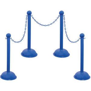 MR. CHAIN 71306-4 Hd Stanchion And Chain Kit Blue | AD4VGM 44F759