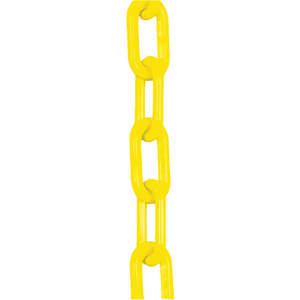 MR. CHAIN 80002-100 Plastic Chain Yellow 3 Inch x 100 Feet | AF3VYF 8DLR8