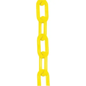 MR. CHAIN 80002-100 Plastic Chain Yellow 3 Inch x 100 Feet | AF3VYF 8DLR8