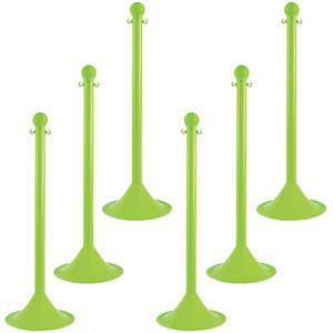 MR. CHAIN 91514-6 Light Duty Stanchion Green - Pack Of 6 | AD4VGJ 44F756