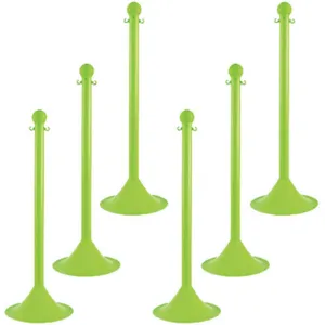 MR. CHAIN 91514-6 Light Duty Stanchion Green - Pack Of 6 | AD4VGJ 44F756