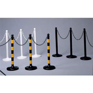 MR. CHAIN 96429-6 Stanchion Med Duty Black/yellow 2.5 x 40 - Pack Of 6 | AC9THK 3JVA5