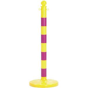 MR. CHAIN 96430-6 Stanchion Med Duty Yellow With Mag 2.5x40 - Pack Of 6 | AE8ARJ 6CDR9