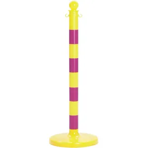 MR. CHAIN 96430-6 Stanchion Med Duty Yellow With Mag 2.5x40 - Pack Of 6 | AE8ARJ 6CDR9