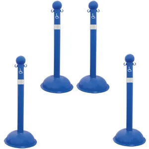 MR. CHAIN 99965-4 Handicap Hd Stanchion Blue Pack Of 4 | AD4VGP 44F761