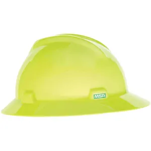 MSA 10061515 Hard Hat Full Brim Hi-visibility Yellow/green | AF7PMU 22EY77