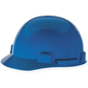 MSA 10074068 Hard Hat Front Brim Slotted 4 Point Ratchet Blue | AD2FGG 3NXW4