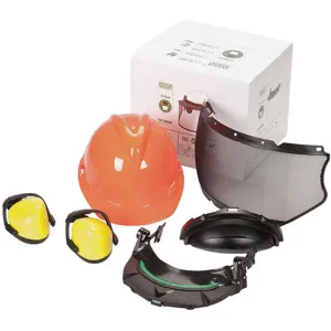 MSA 10118694 Hard Hat With Faceshield Bracket Fbrim Orange | AB6UBF 22EY47