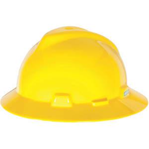 MSA 454730 Hard Hat Full Brim Yellow | AD2MUX 3RRT3