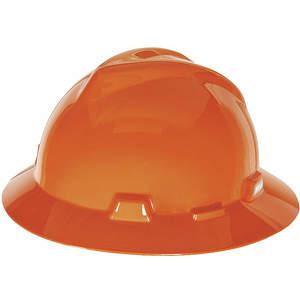 MSA 454734 Hard Hat Full Brim Slotted Pinlock Orange | AD2MUB 3RRL3