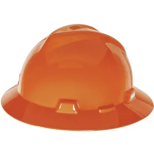 MSA 454734 Hard Hat Full Brim Slotted Pinlock Orange | AD2MUB 3RRL3