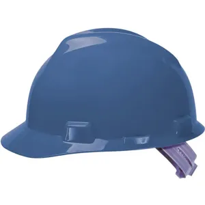 MSA 463943 Hard Hat Front Brim Slotted Pinlock Blue | AD8PUM 4LN68