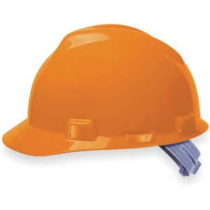 MSA 463945 Hard Hat Front Brim Slotted Pinlock Orange | AD8PUV 4LN83