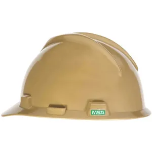 MSA 464852 Hard Hat Front Brim Gold | AF7PMY 22EY82