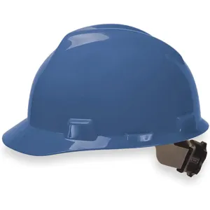 MSA 475359 Hard Hat Front Brim Slotted 4 Point Ratchet Blue | AD8PUN 4LN69