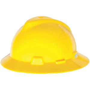 MSA 475366 Hard Hat Full Brim Yellow | AD8TTH 4MD30