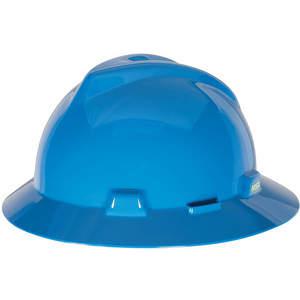 MSA 475368 Hard Hat Full Brim Blue | AD8PUP 4LN70