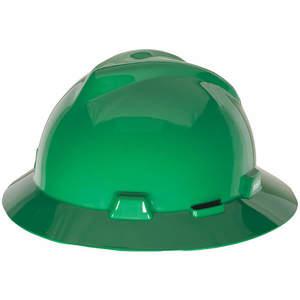 MSA 475370 Hard Hat Full Brim Green | AD8TTJ 4MD32