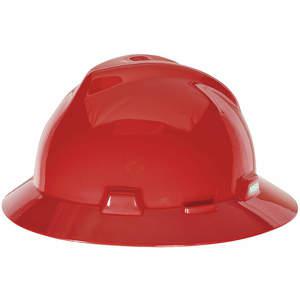MSA 475371 Hard Hat Full Brim Red | AD9EAA 4RB25