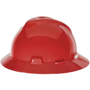 MSA 475371 Hard Hat Full Brim Red | AD9EAA 4RB25