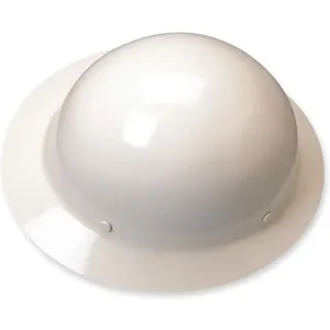 MSA 475408 Hard Hat Full Brim Non-slotted White | AD8TTM 4MD47