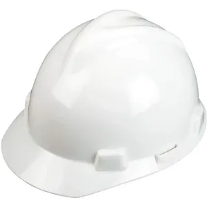 MSA 463942 Hard Hat Front Brim Slotted Pinlock White | AD8PUZ 4LN94