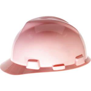 MSA 495862 Hard Hat Front Brim Slotted 4 Point Ratchet Pink | AD2FGP 3NXX2
