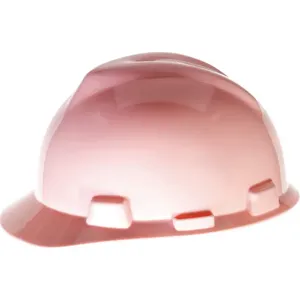 MSA 495862 Hard Hat Front Brim Slotted 4 Point Ratchet Pink | AD2FGP 3NXX2