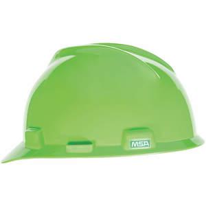 MSA 815558 Hard Hat Front Brim Lime Green | AF7PMV 22EY79