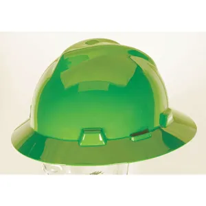 MSA 815570 Hard Hat Full Brim Lime Green | AB6UBL 22EY78