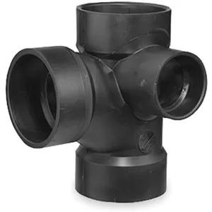 MUELLER INDUSTRIES 02796 Sanitary Tee With Side Inlet 3 Inch x 2 Inch Hub | AC9JEX 3GUR2