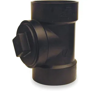 MUELLER INDUSTRIES 03000 Cleanout Tee With Plug 4 Inch Fnpt x Hub | AC9TQQ 3JWD7