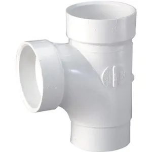 MUELLER INDUSTRIES 06114 Sanitary Street Tee 3 Inch Spigot x Hub Pvc | AC9JFR 3GUU3