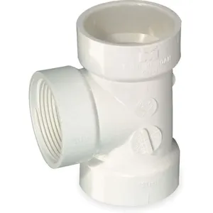 MUELLER INDUSTRIES 1CNY3 Flush Clean Out Tee 3 Inch Pvc 140 F | AA9EBK