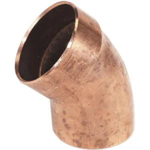 MUELLER INDUSTRIES W 07432 Dwv Elbow 45 Wrot Copper C x C | AE6PFW 5UGF6