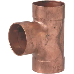 MUELLER INDUSTRIES W 07522 Dwv Tee Wrot Copper C x C 2 x 2 In | AE6PFX 5UGF7