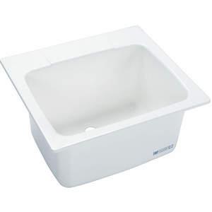 MUSTEE 10 Utility Sink Fiberglas Drop Inch Weiß | AD6UNP 4ARZ6
