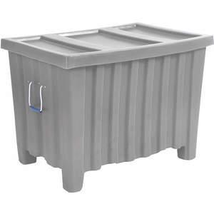 MYTON INDUSTRIES MTE-1XLGRAY Container 14 Cubic Feet 400 Lb. Gray | AF4TDK 9J718
