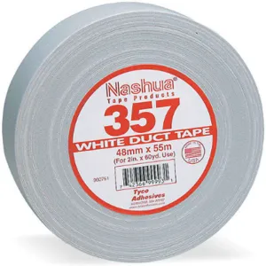 NASHUA 357 Duct Tape 48mm x 55m 13 mil White | AA7AFW 15R447