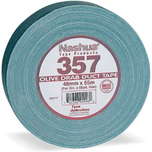 NASHUA 357 Duct Tape 72mm x 55m 13 mil Olive Drab | AA7AFZ 15R450